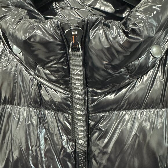 Philipp Plein Nylon Down Jacket, Size 3XL/ US XL-XXL - Picture 10 of 17